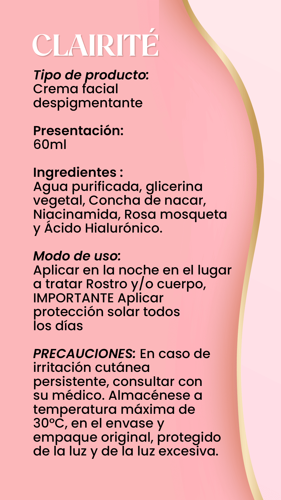 GlowFade™ Despigmentante aclarador