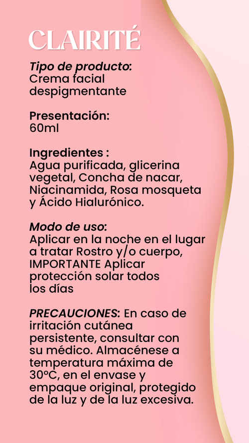 GlowFade™ Despigmentante aclarador